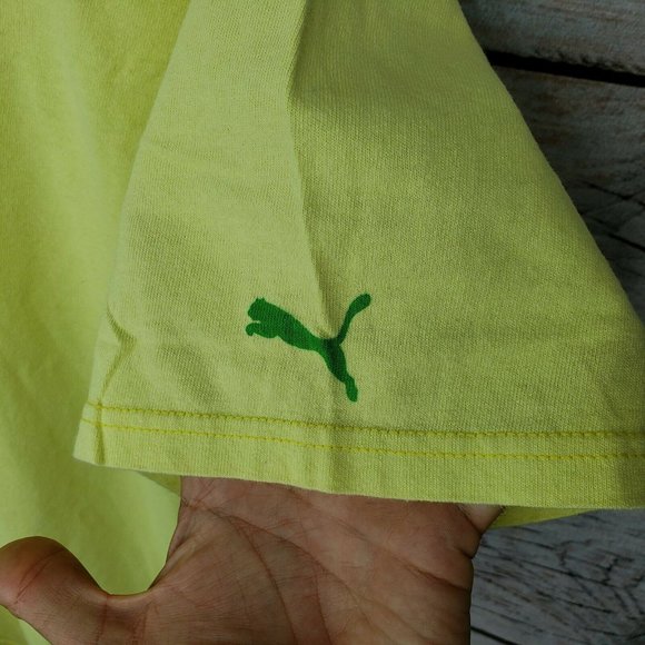Puma Brazil Soccer Yellow Football T-Shirt - Picture 3 of 5
